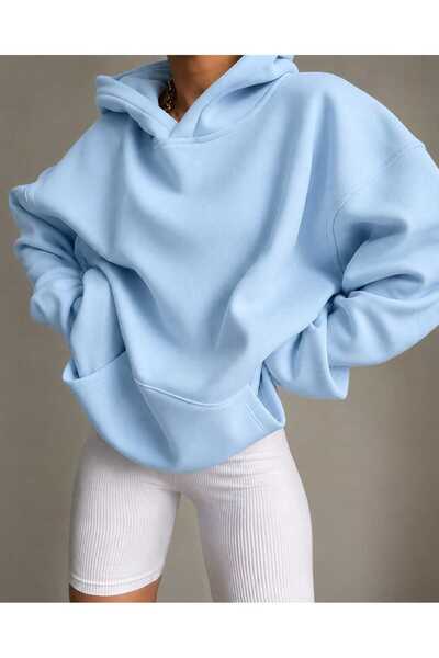 BENROMA 3 Yarn Combed Cotton Hooded Sweatshirt Lr4
