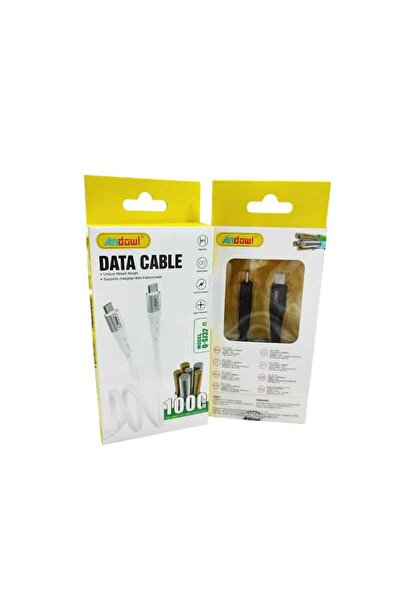 OEM Andowl Καλώδιο δεδομένων Type-c σε Type-c 5A 1M Q-SJ32 - Data Cable