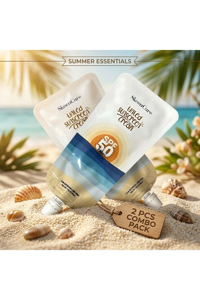 Skeencare Tinted Sunscreen Cream SPF 50 PA+++ – 2pcs Combo