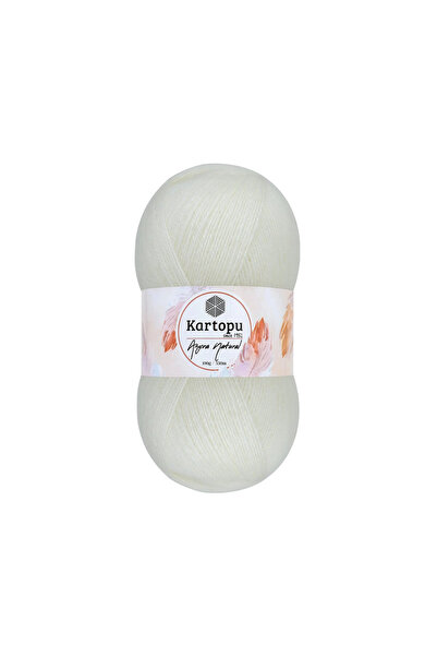 Kartopu Angora Natural Hand Knitting Yarn 5-Pack – Natural Textured Dowry Sha...