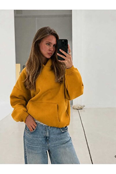 BENROMA 3 Yarn Combed Cotton Hooded Sweatshirt Lq5