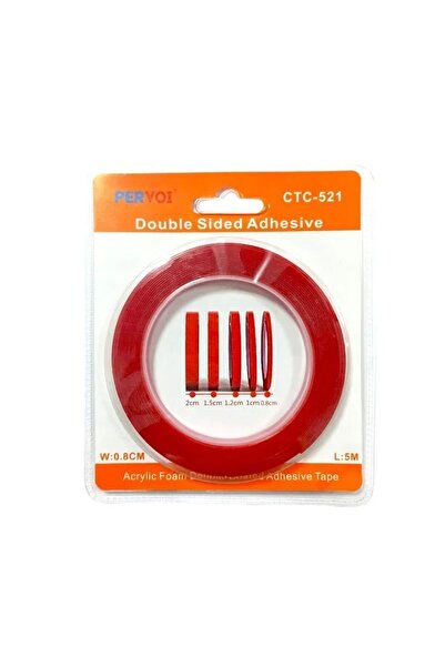 OEM Pervoi Διπλής Όψεως Ταινία Ακρυλικής Κόλλας 0.8 cm × 5 m CTC-521– Double-...