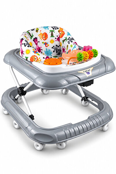 Baby Home Lüks Oyuncaklı Müzikli Ve Işıklı Yürüteç 3 Kademeli Bebek Yürüteci