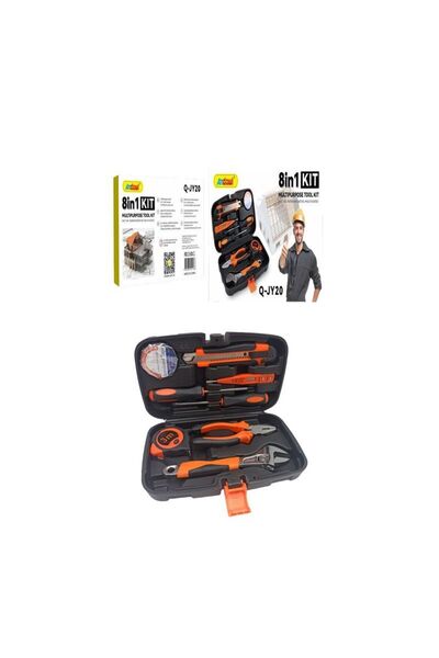 OEM Andowl Κιτ εργαλείων 8 τεμάχια και με θήκη μεταφοράς Q-JY20 - Multipurpos...