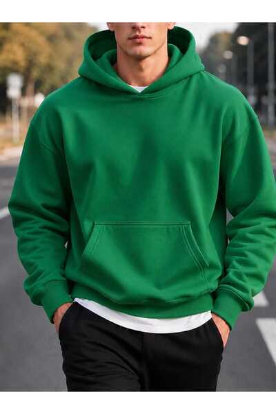 BENROMA 3 Yarn Combed Cotton Hooded Sweatshirt Lr3