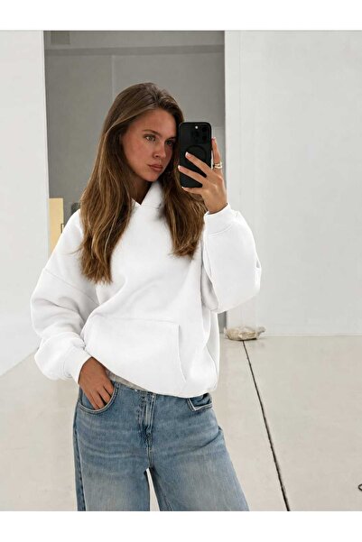 BENROMA 3 Yarn Combed Cotton Hooded Sweatshirt Lq5