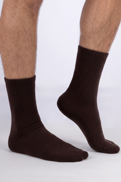 Layers of Urban Erkek Premium Pamuklu Soket Çorap 2'li – Dark Roast