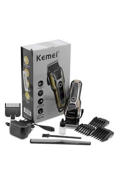 OEM Kemei Επαγγελματική Επαναφορτιζόμενη Κουρευτική Μηχανή KM-1990 - Hair Cli...
