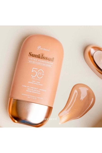 Barefaced Sunkissed Tinted Sunscreen SPF50+ PA+++ 50g