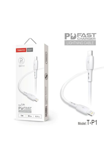OEM Tranyoo Καλώδιο δεδομένων Lightning-IOS 1m 3A T-P1 - Fast charger lightin...