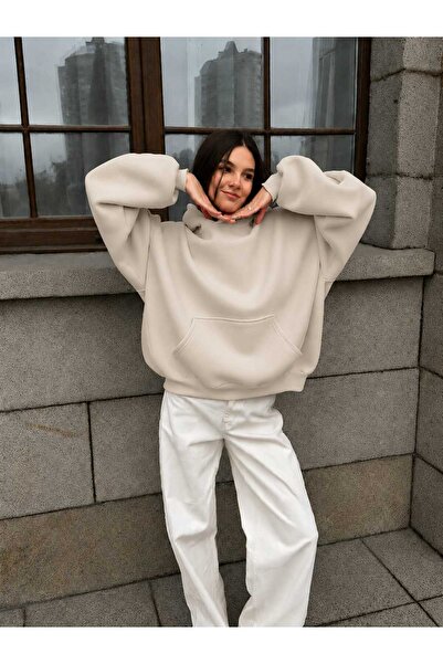 BENROMA 3 Yarn Combed Cotton Hooded Sweatshirt Lq2