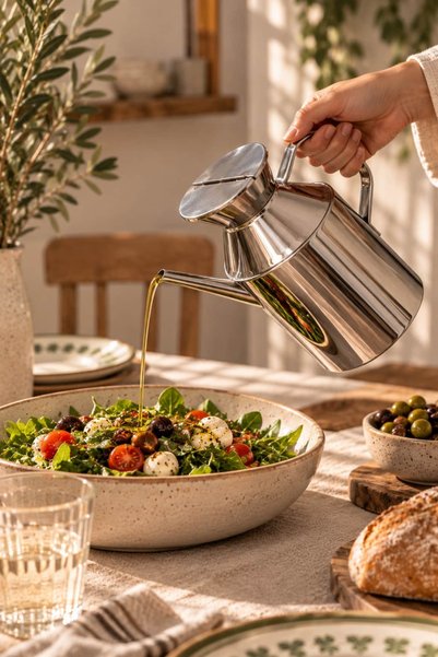 BUCOLIC Vera Paslanmaz Çelik Yağdanlık – 1000 ml