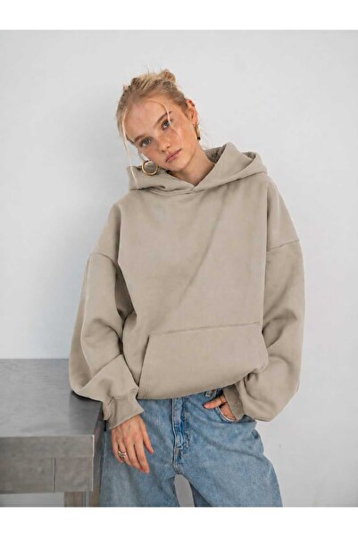 BENROMA 3 Yarn Combed Cotton Hooded Sweatshirt Lq4