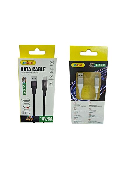 OEM Andowl Καλώδιο δεδομένων USB σε Lighting 10V/6A Q-SJ698 - Data Cable