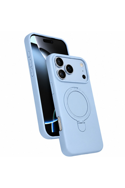 iPhone 18 Pro Max ile Uyumlu Z-Samara MagSafe Kılıf, Manyetik Kablosuz Şarj Destekli, Kamera ve Kenar Korumalı, İnce Hafif Yapılı, Şık ve Dayanıklı Telefon Kılıfı Buzul Mavisi
