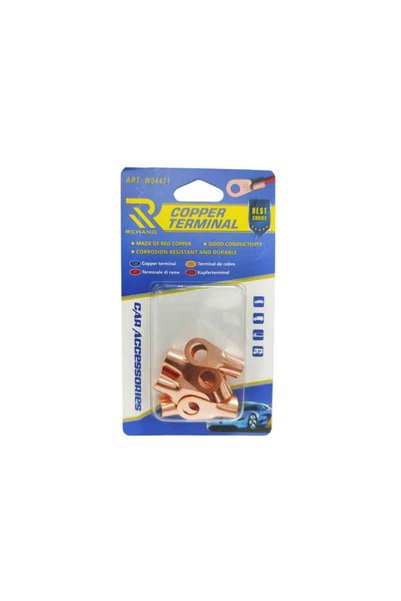 OEM Rchang Ακροδέκτες Οπής Χάλκινο 6τμχ 60A W04471 - Copper terminal 6pcs