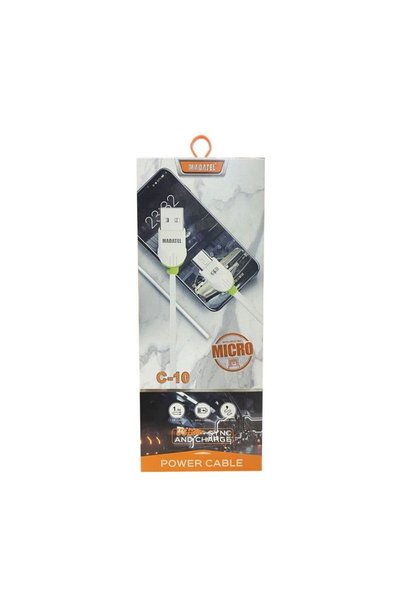 OEM Madatel Καλώδια δεδομένων Micro-USB 1m C-10