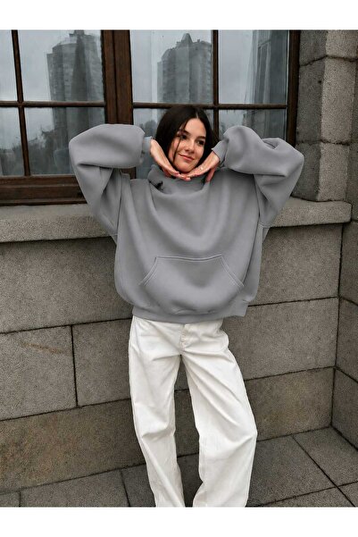 BENROMA 3 Yarn Combed Cotton Hooded Sweatshirt Lq2