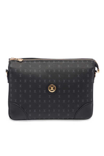 Tergan حقيبة كروس نسائية بطبعة سوداء - S26K1PR09090-T0E