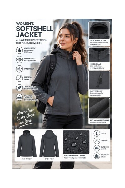 Legend Classics Γυναικείο μπουφάν softshell, - LE821