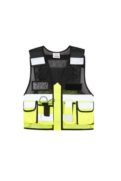 Korntex Vestă unisex tactică mesh SPARTA, benzi reflectorizante, buzunare mul...