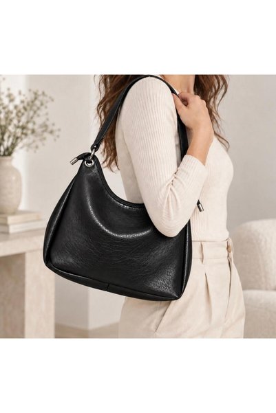 VİACCO HOBO MODEL YUMUŞAK FORMLU GÜNLÜK OMUZ ÇANTASI