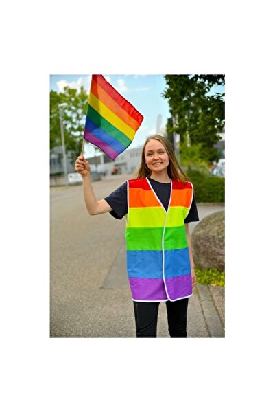 Korntex Vestă Unisex Reflectorizantă Rainbow Pride - KXNATPRIDE