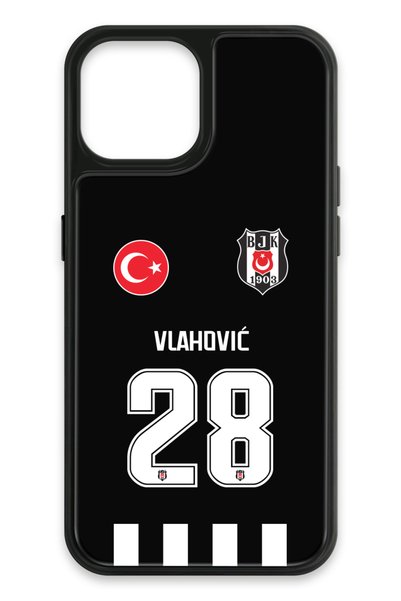 Beşiktaş حافظة Dušan Vlahović Forma لهاتف iPhone 13 (زجاجية) - أصلية مرخصة