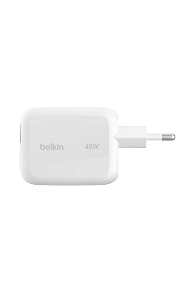 Belkin 45 W Entegre Kablolu Duvar Şarj Cihazı Beyaz