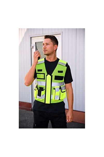 Korntex Vestă unisex tactică mesh SPARTA, benzi reflectorizante, buzunare mul...