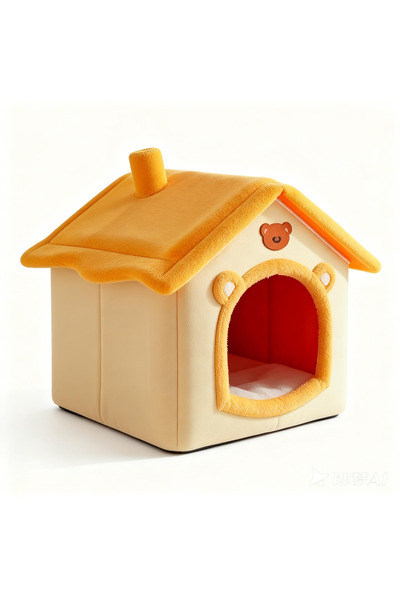 TaoTaoPets Large Size Fluffy Cat House Dog Bed, Cat Cave Nest Soft Warm Puppy...