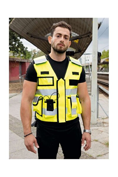 Korntex Vestă tactică de siguranță BONN, benzi reflectorizante, buzunare mult...