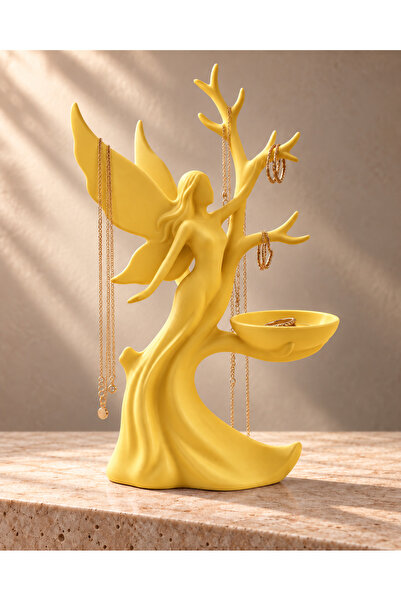 farist Jewelry Stand and Organizer with Fairy Figure – Holder for Necklaces, ...