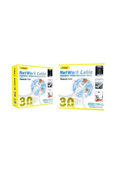 OEM Andowl Καλώδιο δικτύου ethernet 30m 1000MHz U/UTP Cat.5e Q-T153 - Net Wor...