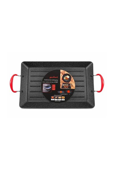 OEM Αντικολλητική Πλάκα Ψησίματος & Grill 42,5x27cm με Αντικολλητική Επίστρωσ...