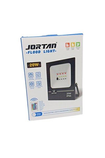 Jortan ΠΡΟΒΟΛΕΑΣ LED 20W/RGB/220V JGTGD-TP20WRGB