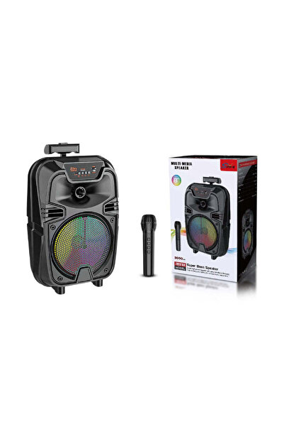 OEM Sing-e Φορητό Bluetooth Ηχείο Karaoke 8" με Ασύρματο Μικρόφωνο & LED Φωτι...