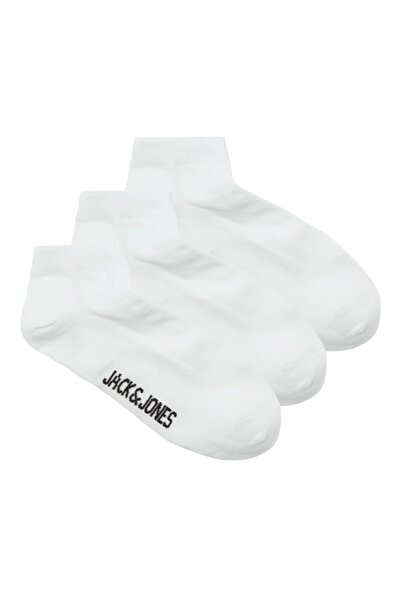 Jack & Jones Σετ 3 ζευγαριών κοντών ανδρικών καλτσών, από μείγμα βαμβακιού, J...