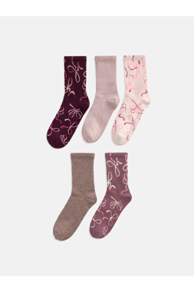 LC Waikiki I Bowknot Embroidered Women's Socks 5-Pack from Freezen Store