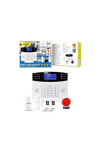 OEM Andowl Σύστημα συναγερμού με οθόνη LCD και 2 τηλεχειριστήρια Q-AQ5 - Smar...