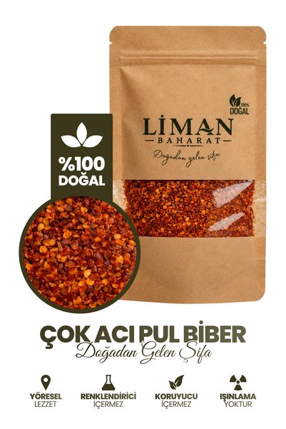 Liman Baharat Çok Acı Pul Biber 100 g