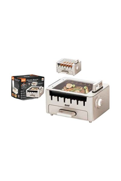 OEM RAF Ηλεκτρικη Ψησταριά 800W R.5423 - Electric Skewers Frying Pan Grill