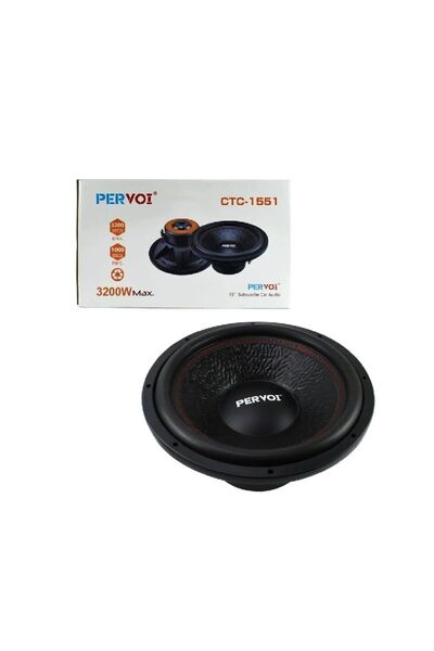 OEM Pervoi Subwoofer Αυτοκινήτου 15″ Horn 3200W 75OZ PERVOI CTC-1551 - Active...