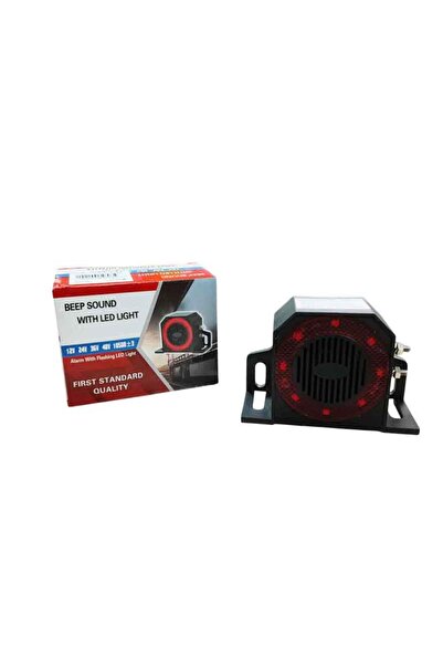 OEM Βομβητής Όπισθεν - Ηχητική Σειρήνα με LED Φωτισμό 12V–48V Beep Alarm