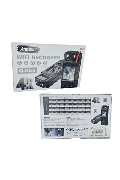OEM Andowl Κάμερα Καταγραφής WiFi 4K με Περιστρεφόμενο Φακό 180° Q-SA5 - Wifi...
