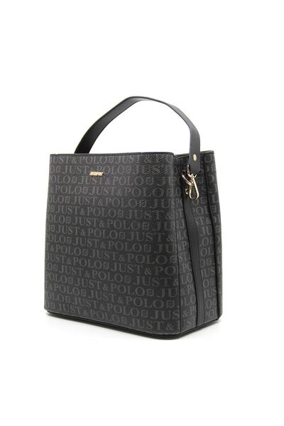 Just Polo Women's Hand and Shoulder Bag with Zippered Compartments