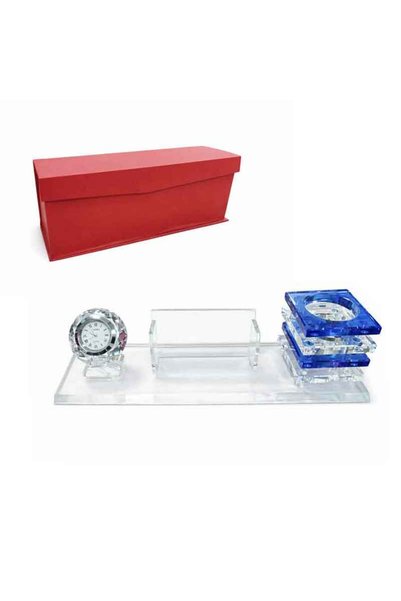 OEM Σετ Γραφείου με Ρολόι και Θήκη Καρτών – Office Desk Set with Clock and Ca...