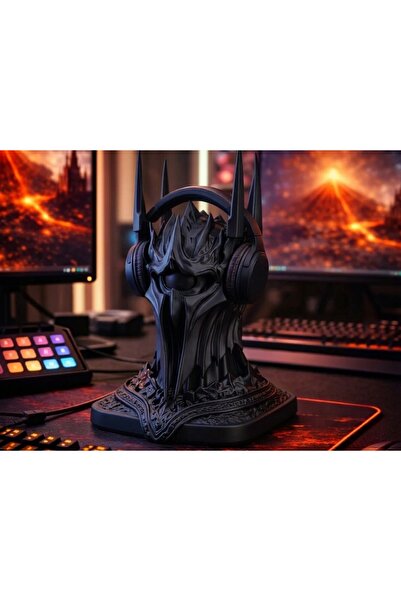 noktalabs Dark Lord Gaming Headphone Stand-Dark Lord Tasarımlı Oyuncu Kulaklık Standı