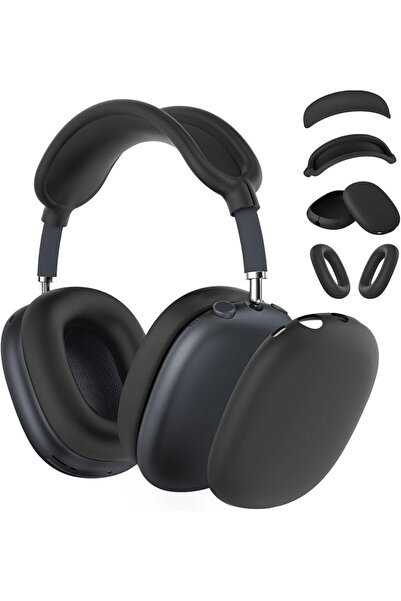 GENERAL غطاء سيليكون لسماعات AirPods Max، غطاء واقي من الخدوش لوسائد الأذن/غط...