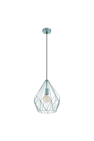 Eglo Pendul CARLTON 49259, E27, max. 60 W, diametru 31 cm, oțel, verde mentă